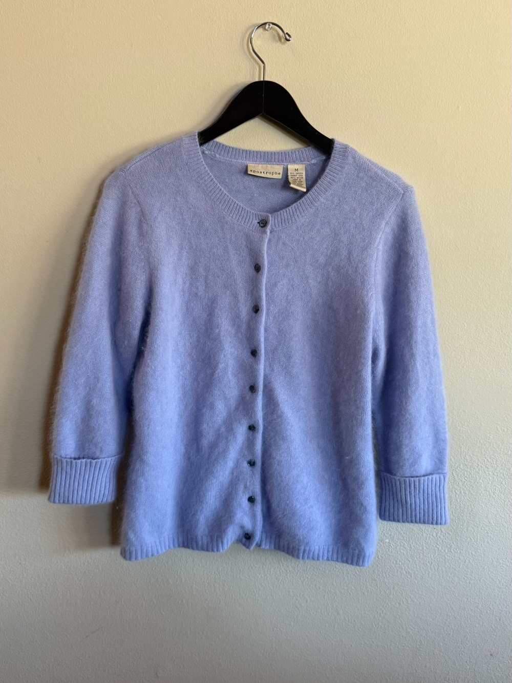 Apostrophe Periwinkle Button Cardigan